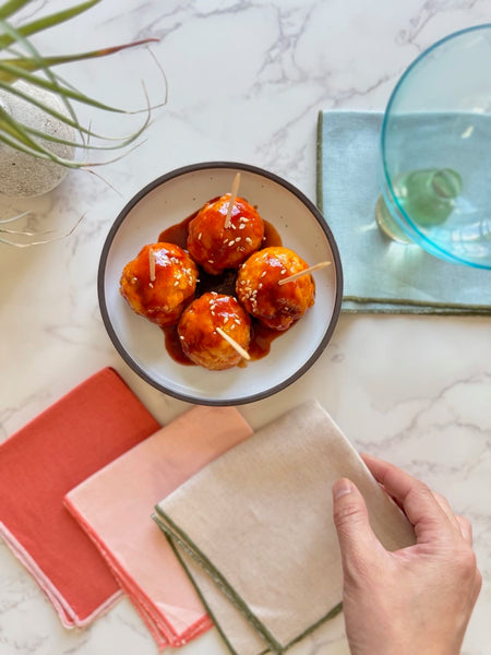 Gochujang Cumin Lemon Chicken Balls